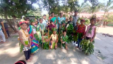 जळगाव (ता.राहाता) येथील जिल्हा परिषद प्राथमिक शाळा (केंद्र वाकडी) येथे ‘जनजातीय पंधरवडा’ उत्साही वातावरणात साजरा’