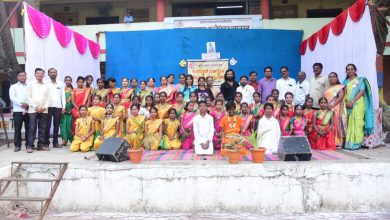 कोपरगाव नगरपालिकेचे माधवराव कचेश्वर आढाव माध्यमिक व तांत्रिक विद्यालयात रंगमंच कलाविष्कार वार्षिक स्नेहसंमेलन व पारितोषिक समारंभ उत्साहात