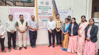 स्नेहालय संचलित इंग्लिश मिडीयम स्कूलची डिजिटलायझेशन कडे वाटचाल  अर्जुनजी वर्मा यांच्या हस्ते झाले डिजिटल बोर्डचे उद्घाटन संपन्न