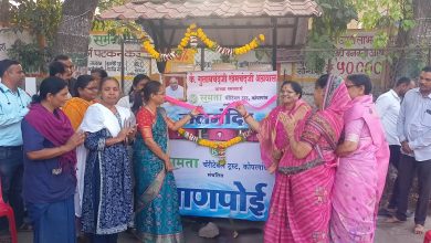 कोपरगाव शहरात पाणपोईचे उद्घाटन; समता व व्यापारी महासंघाने जपली सामाजिक बांधिलकी