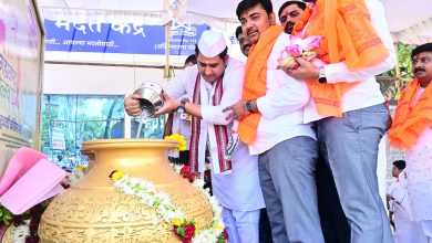 महाराष्ट्र गौरव मंगल कलश रथ यात्रेचे शिर्डी-कोपरगाव मध्ये आ. आशुतोष काळेंनी हजारो कार्यकत्यांसह मोठ्या उत्सवात केले स्वागत