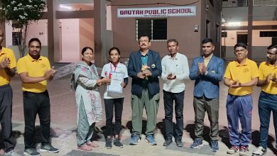 गौतम पब्लिक स्कूलच्या वैष्णवी पवारने जिंकली राज्यस्तरीय सिलंबम स्पर्धा