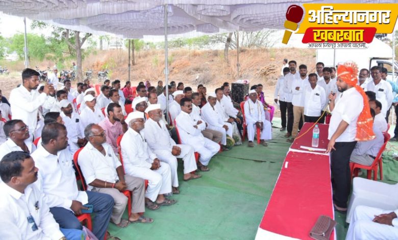 पाण्यासाठी कुणीही आडवे येवू नये – डाॅ.सुजय विखे पाटील पाण्यासाठी कुणीही आडवे येवू नये – डाॅ.सुजय विखे पाटील