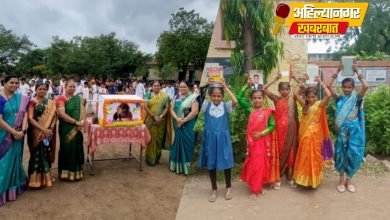 चितळी महाविद्यालयात आषाढी कार्तिकीच्या निमित्ताने रंगला रिंगण सोहळा;