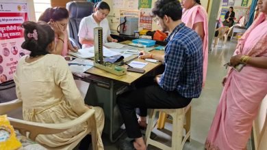 डॉ. विठ्ठलराव विखे पाटील हॉस्पिटलतर्फे आरोग्य उपकेंद्र वडगाव गुप्ता येथे गरोदर माता तपासणी शिबिर संपन्न