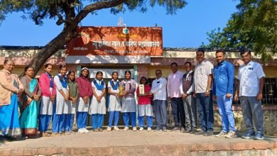 शरद क्रीडा महोत्सवात चितळी महाविद्यालयातील मुलींच्या कबड्डी संघाचे उपविजेतेपद