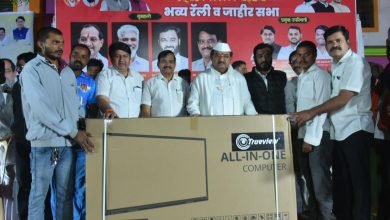 चिंता करू नका, नाशिक-पुणे रेल्वे देवठाण मार्गेच नेणार – पालकमंत्री विखे पाटील