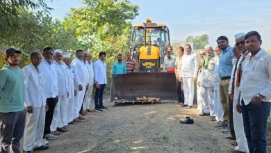 पालकमंत्री ना. राधाकृष्ण विखे पाटील यांच्या निधीतून खानापूर–उंदीरगाव शिवरस्त्याच्या कामाला प्रारंभ