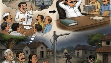 जळगाव ग्रामपंचायतीत आश्वासनांची खैरात; सीसीटीव्ही यंत्रणा कागदावरच, प्रशासकांनी ग्रामस्थांना बनवले “एप्रिल फुल”