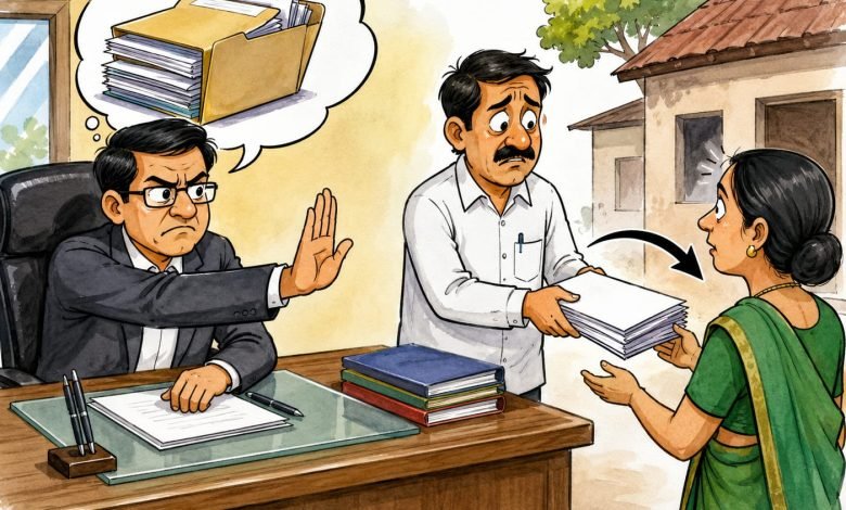 माहिती अधिकार प्रकरणात जळगाव ग्रामपंचायतीला दणका; ५ वर्षाची माहिती १० दिवसांत देण्याचे आदेश माहिती अधिकार प्रकरणात जळगाव ग्रामपंचायतीला दणका; ५ वर्षाची माहिती १० दिवसांत देण्याचे आदेश