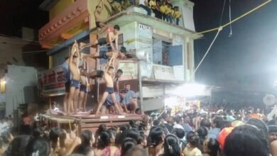 पुणतांब्यात गणरायाला भावपूर्ण निरोप; सहा तास चालली विसर्जन मिरवणूक