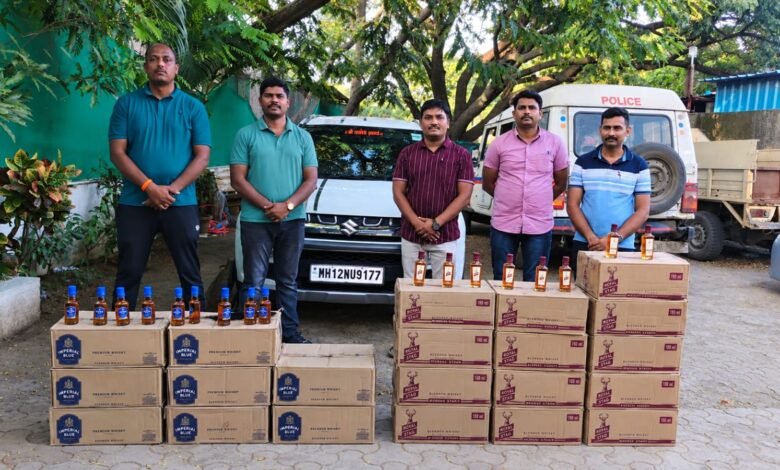 सोनईत एलसीबीची धडक कारवाई; दादरा-नगर हवेलीतून आलेली विदेशी दारू जप्त सोनईत एलसीबीची धडक कारवाई; दादरा-नगर हवेलीतून आलेली विदेशी दारू जप्त
