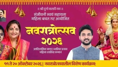 कोपरगावात संजीवनी स्वयं सहायता महिला बचत गटातर्फे नवरात्रोत्सवाचे आयोजन